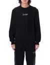 Burberry Black Logo Cotton Blend Sweatshirt