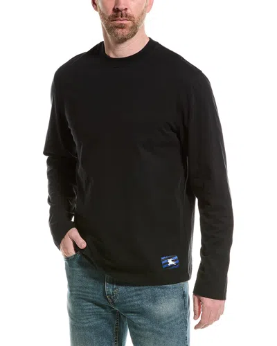 Burberry Logo Sweatshirt In Black