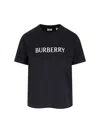 Burberry Frankie Logo-print Short-sleeve T-shirt In Black