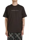 Burberry Brown Printed Paisley Logo T-shirt In Brown