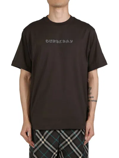 Burberry T-shirt With Logo In Multicolour
