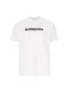 Burberry Oversized T-shirt That Sports The House Logo On The Front In White