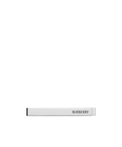 Burberry Logo Tie Clip In Silver