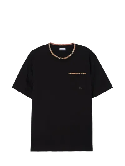 Burberry Logo T-shirt In Black