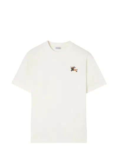 Burberry Logo T-shirt In White