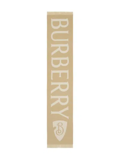 Burberry Logo Wool Scarf
