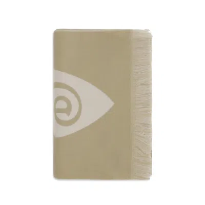 BURBERRY LOGO WOOL SCARF