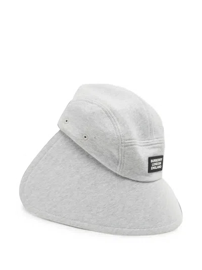 Pre-owned Burberry Logo-detail Baseball Ccap In Grey