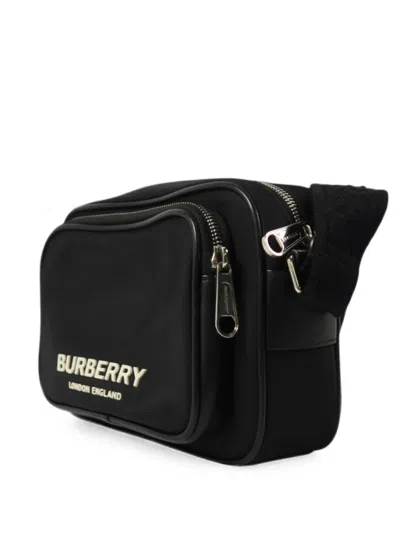 Pre-owned Burberry Logo-detail Zip-fastening Crossbody Bag In Black