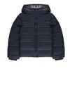 Burberry Down Jacket In Blue