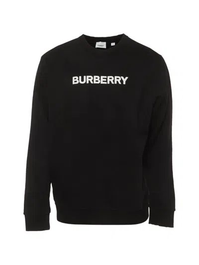 Pre-owned Burberry Logo-print Sweatshirt In Black