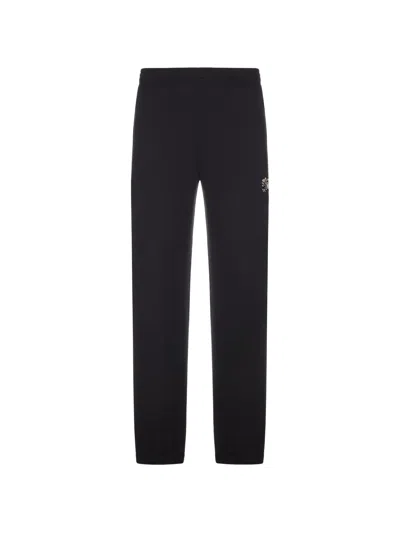 Burberry Logo-print Track Trousers In Black