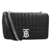 Burberry Lambskin Lola Bag In Black