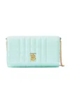 Burberry Lola Clutch In Blue