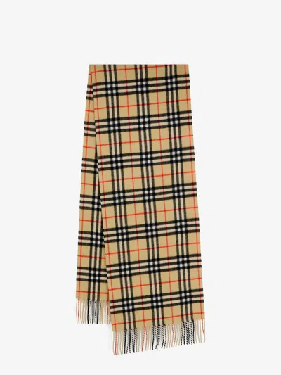 Burberry Lola Medium Check Scarf In Sand