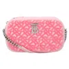 Burberry Lambskin Lola Mini Bag In Pink