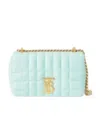 Burberry Small Lola Quilted Crossbody Bag In Green