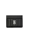 Burberry Lola Quilted Card Case In Black