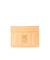 Burberry Lola Quilted Cardholder In Nude