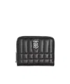 Burberry Lola Quilted Leather Wallet In Black