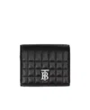 Burberry Small Lola Wallet In Leather In Black