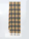 BURBERRY LOLA SCARF WITH CHECK MOTIF