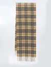 BURBERRY LOLA SCARF WITH CHECK MOTIF