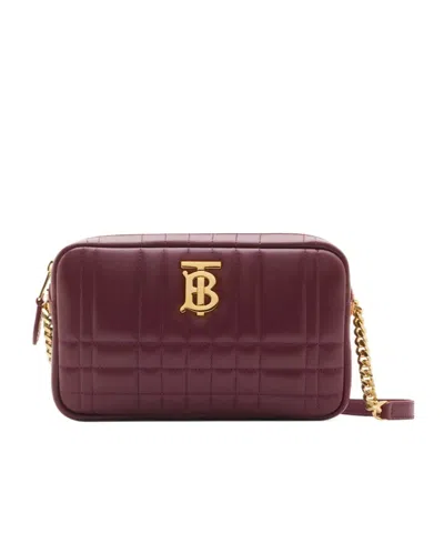 Burberry Lola Small Shoulder Bag In Red