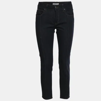 Pre-owned Burberry London Blue Denim Skinny Leg Jeans M/waist 29"