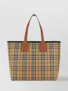 Burberry London Embroidered Canvas Tote Bag In Multicoloured