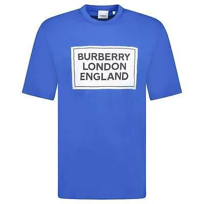 Pre-owned Burberry London England Logo T-shirt Blue