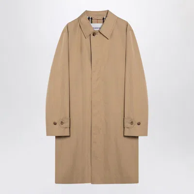 BURBERRY BURBERRY LONG BEIGE GABARDINE CAR COAT