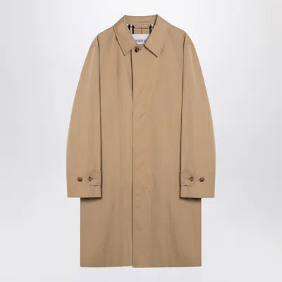 BURBERRY LONG BEIGE GABARDINE CAR COAT