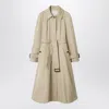 Burberry Ellingham Belted Cotton-gabardine Trench Coat In Brown