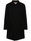 Burberry Camden Water Resistant Cotton Gabardine Car Coat In Black