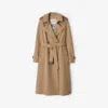 Burberry Kensington Belted Cashmere-wool Double-breasted Trench Coat
