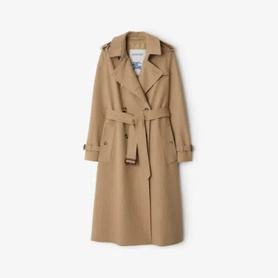BURBERRY BURBERRY LONG CASHMERE KENSINGTON TRENCH COAT