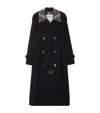 Burberry Mid-length Castleford Trench Coat In Black