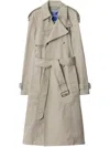 Burberry Long Cotton Trench Coat