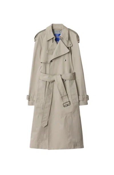 BURBERRY BURBERRY LONG COTTON TRENCH COAT