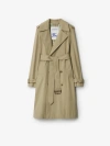 Burberry Long Gabard In Skylark