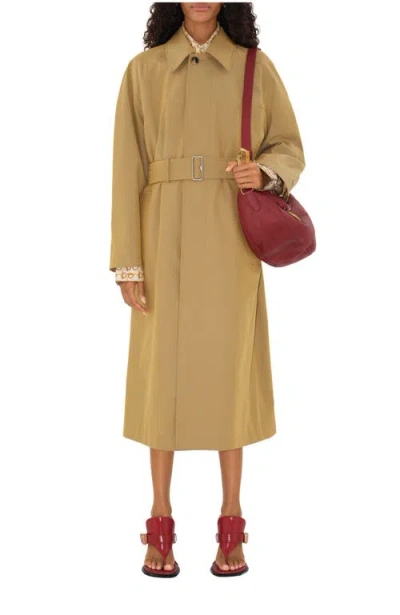 Burberry Long Gabardine Car Coat