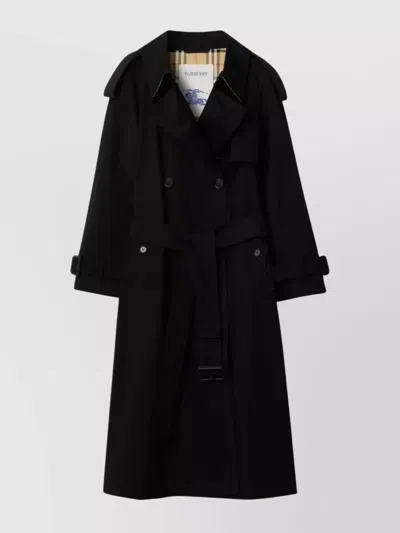 BURBERRY LONG GABARDINE FITZROVIA TRENCH COAT