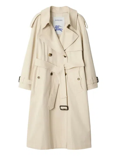 BURBERRY BURBERRY LONG GABARDINE FITZROVIA TRENCH COAT