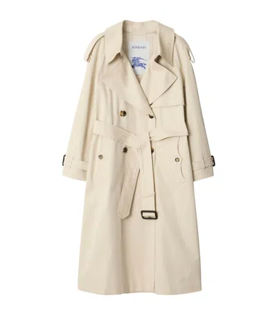 BURBERRY LONG GABARDINE FITZROVIA TRENCH COAT