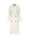 Burberry Double-breasted Trench Coat In Calico