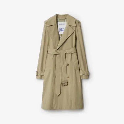 Burberry Long Gabard In Skylark