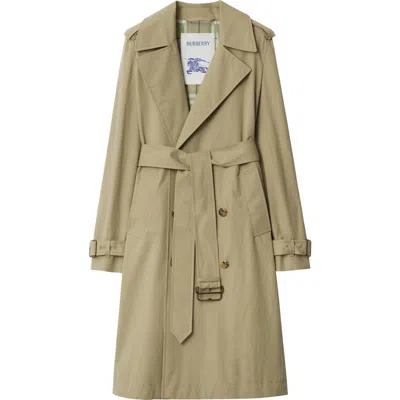 BURBERRY BURBERRY LONG GABARDINE TRENCH COAT