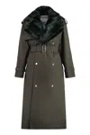 Burberry Long Kensington Trench Coat In Multi