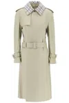 BURBERRY LONG LEATHER TRENCH COAT